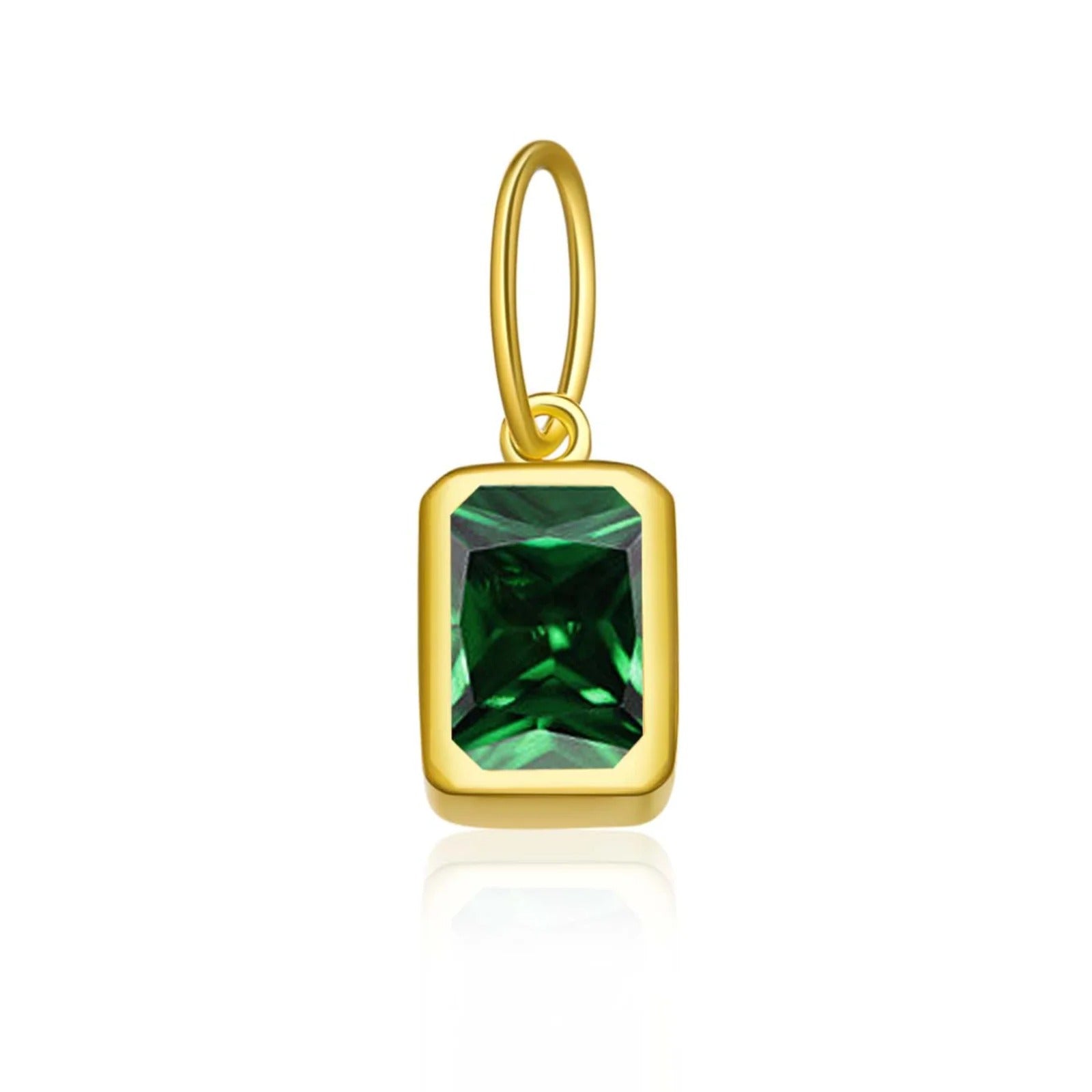 Rectangular Birthstone Pendant