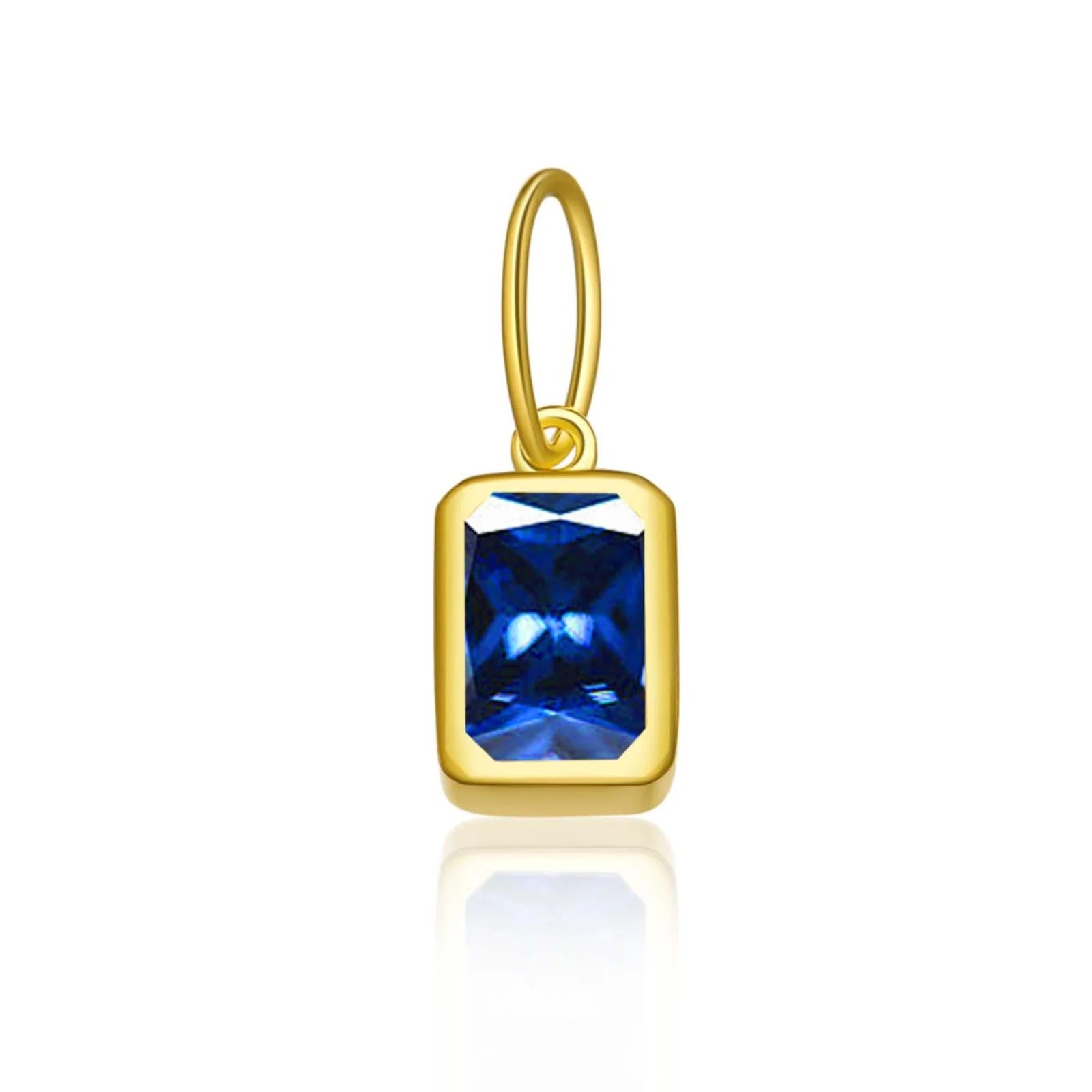 Rectangular Birthstone Pendant