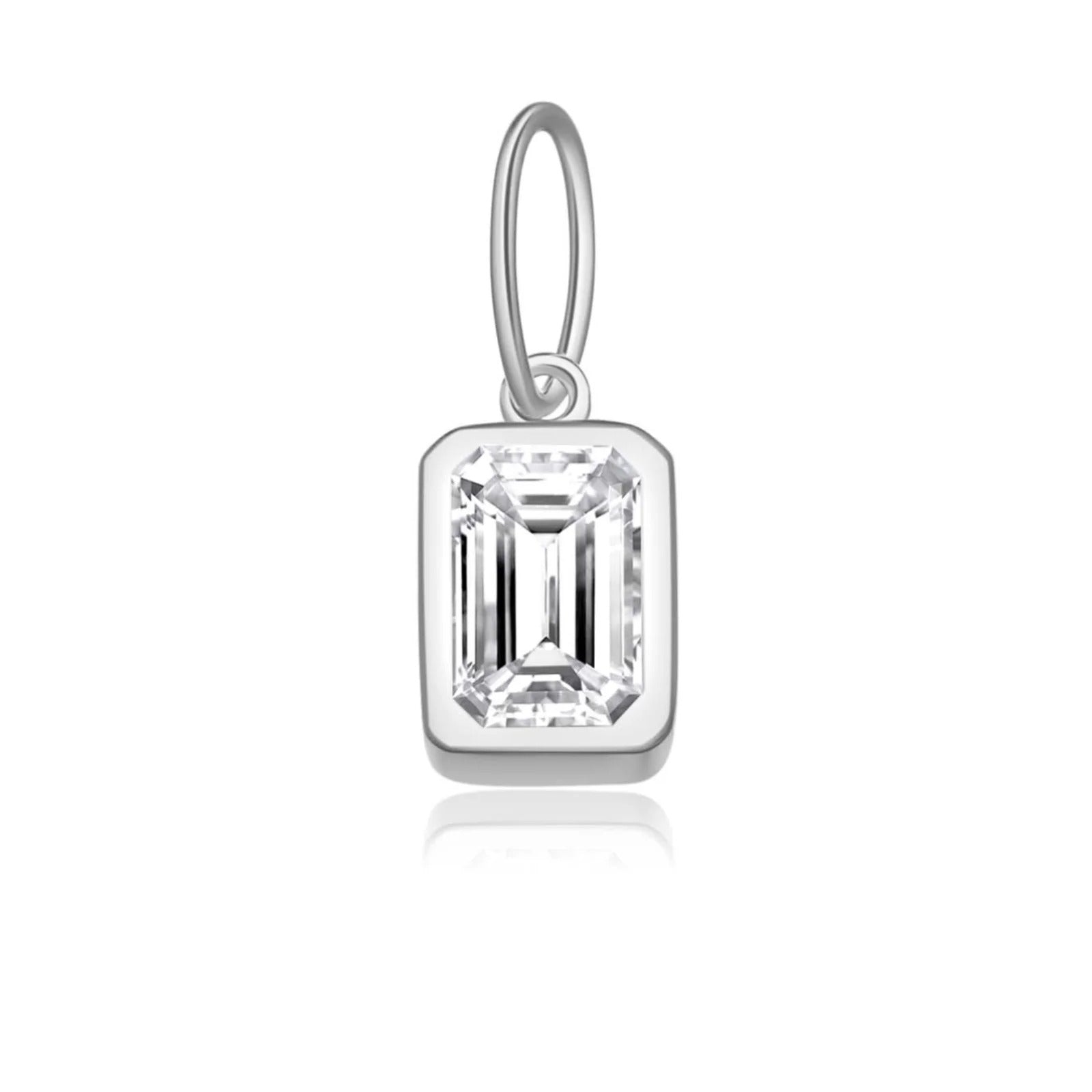 Rectangular Birthstone Pendant