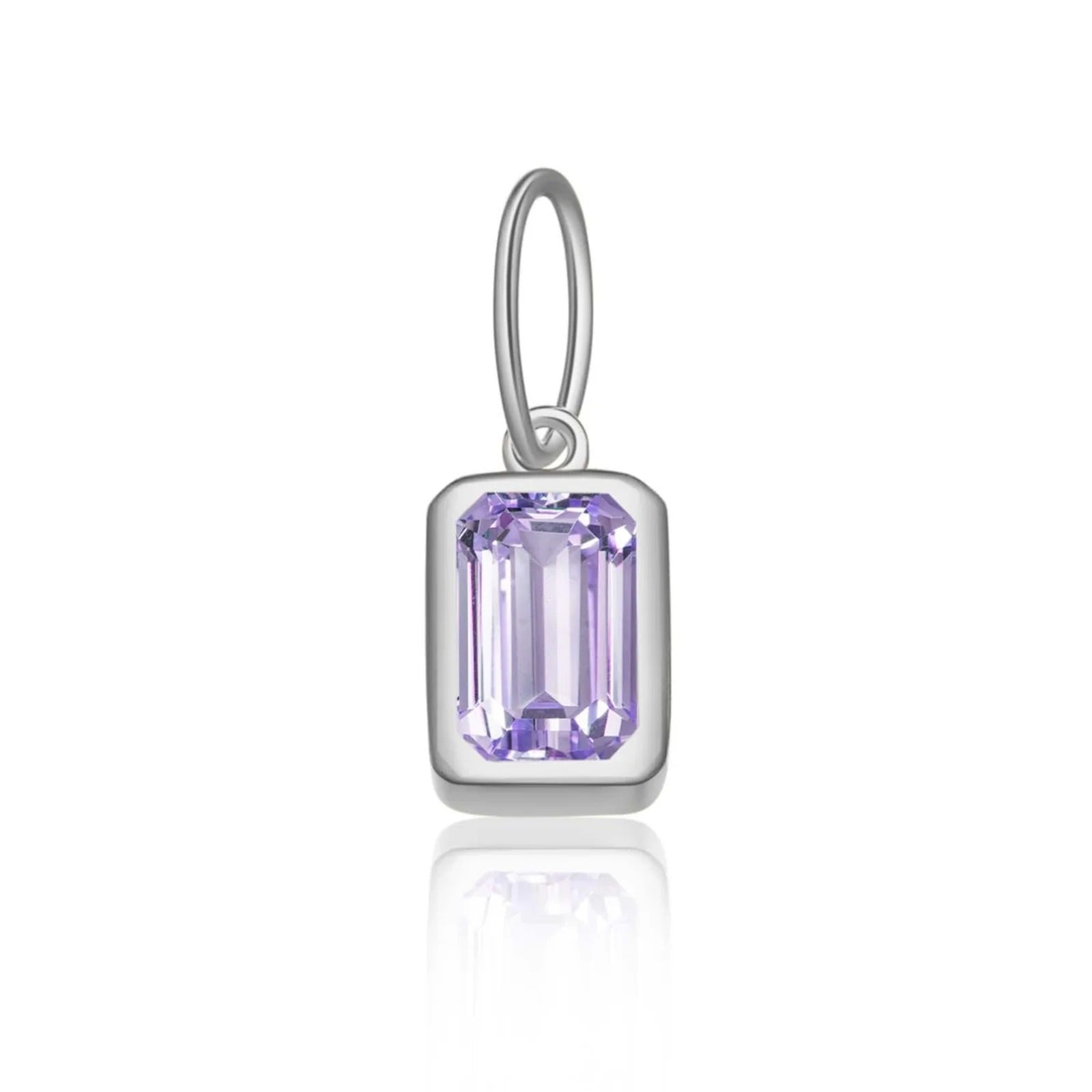 Rectangular Birthstone Pendant