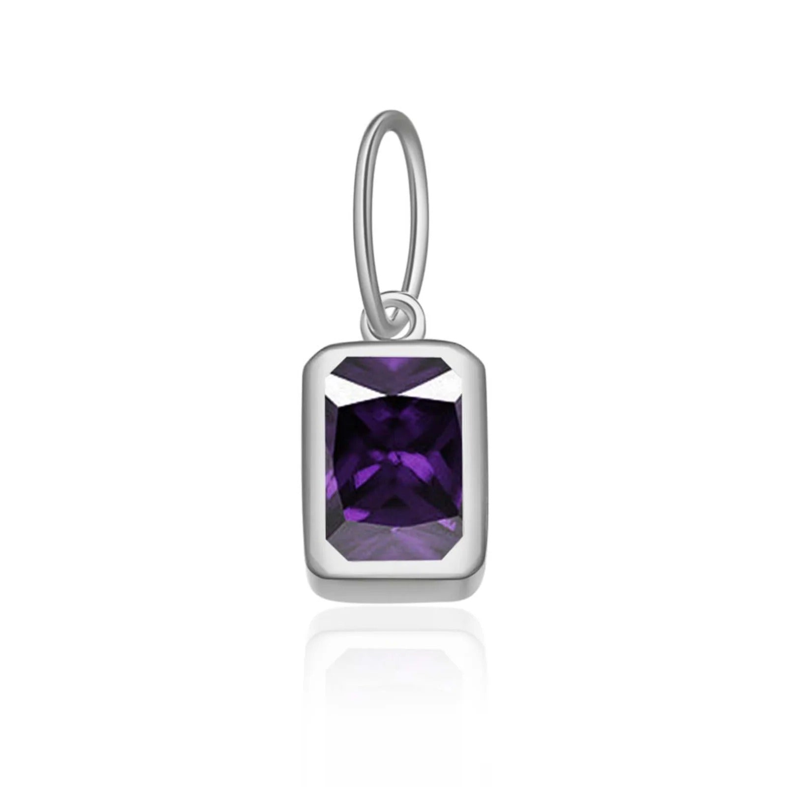 Rectangular Birthstone Pendant