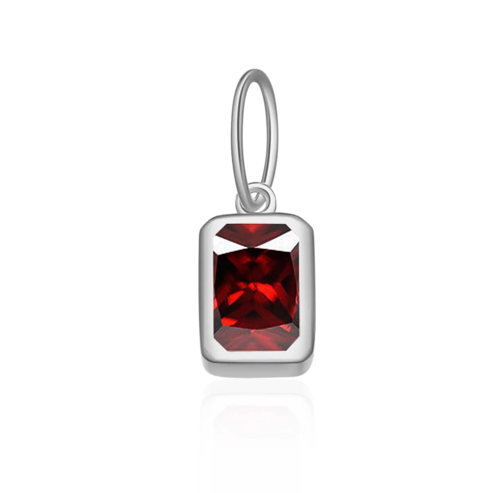 Rectangular Birthstone Pendant