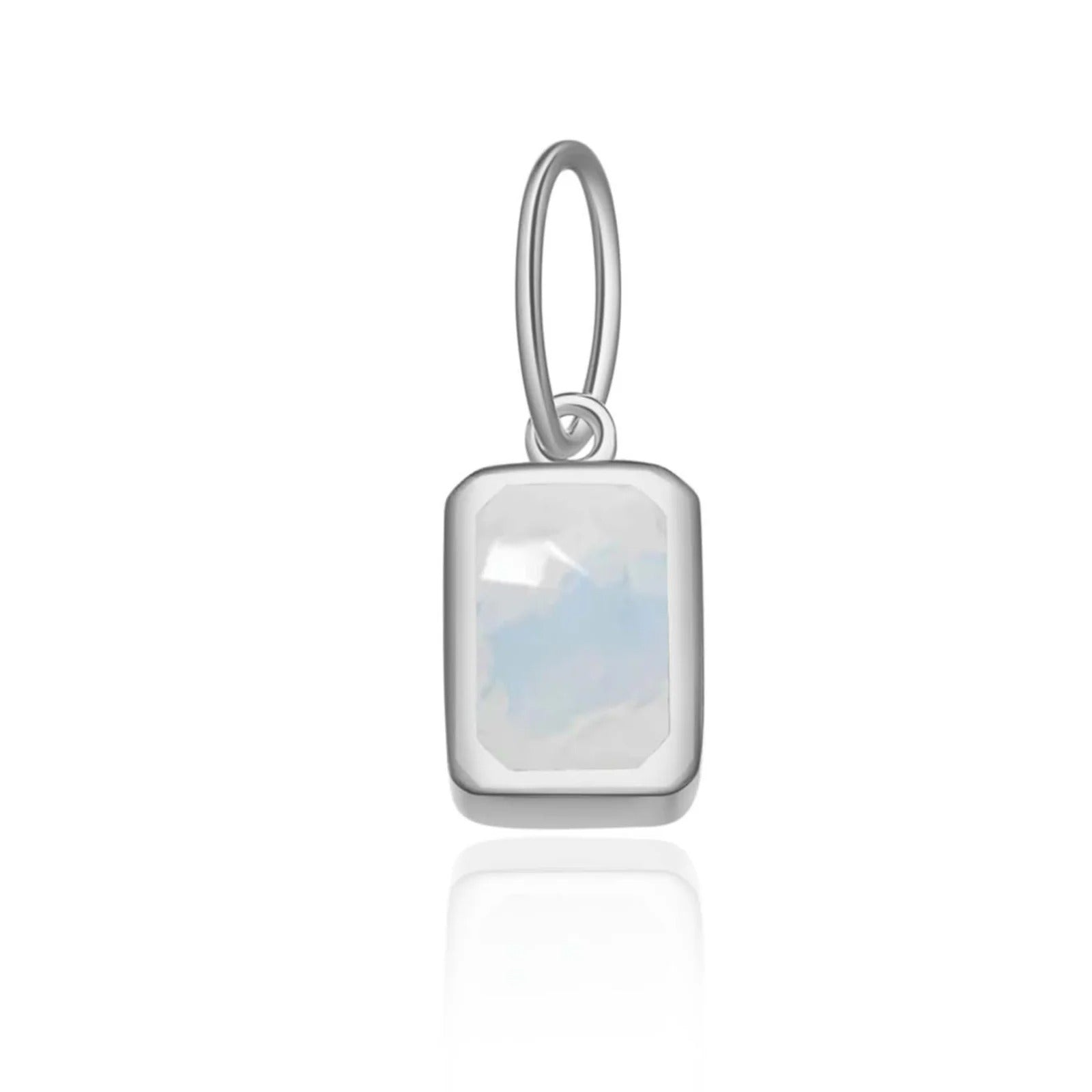 Rectangular Birthstone Pendant