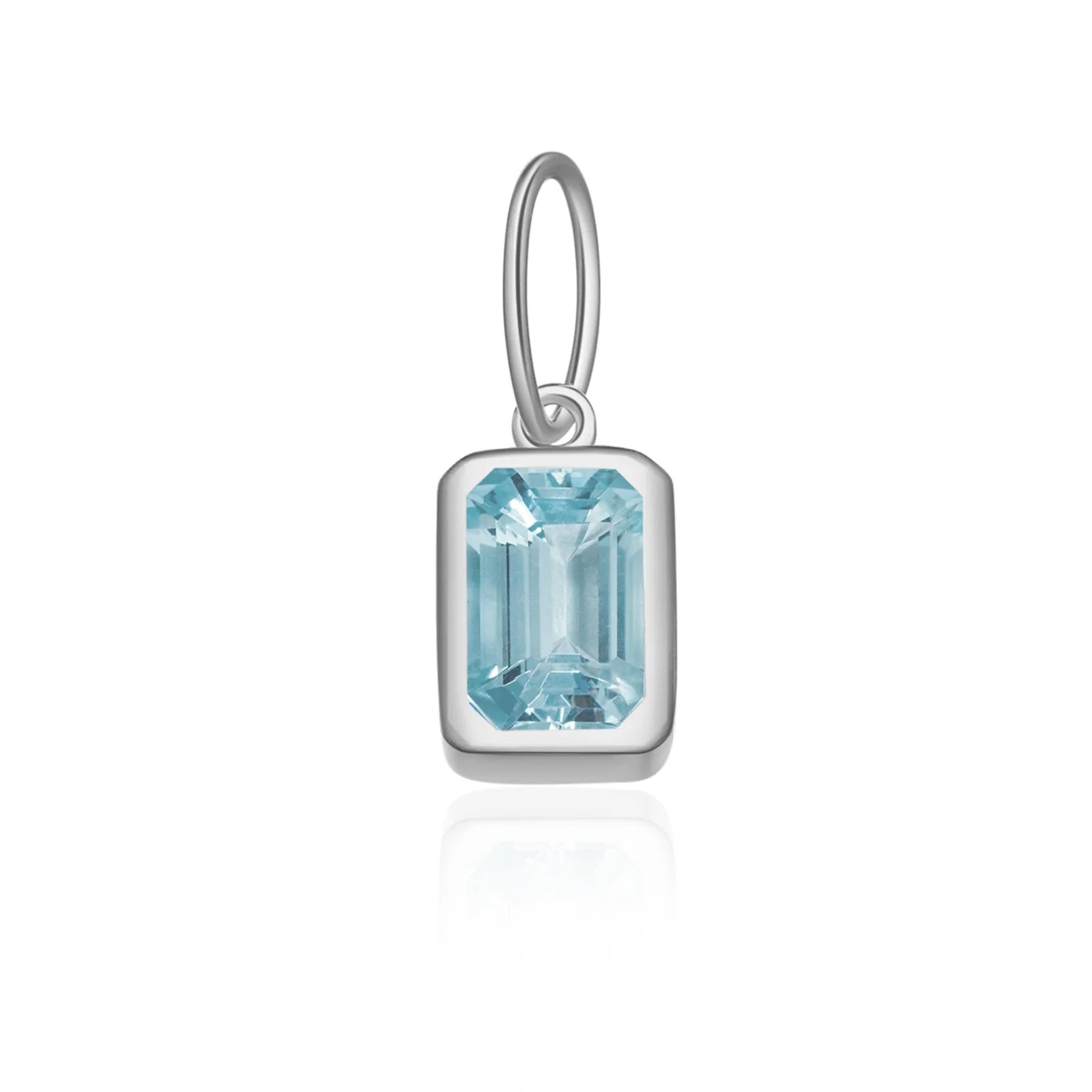 Rectangular Birthstone Pendant