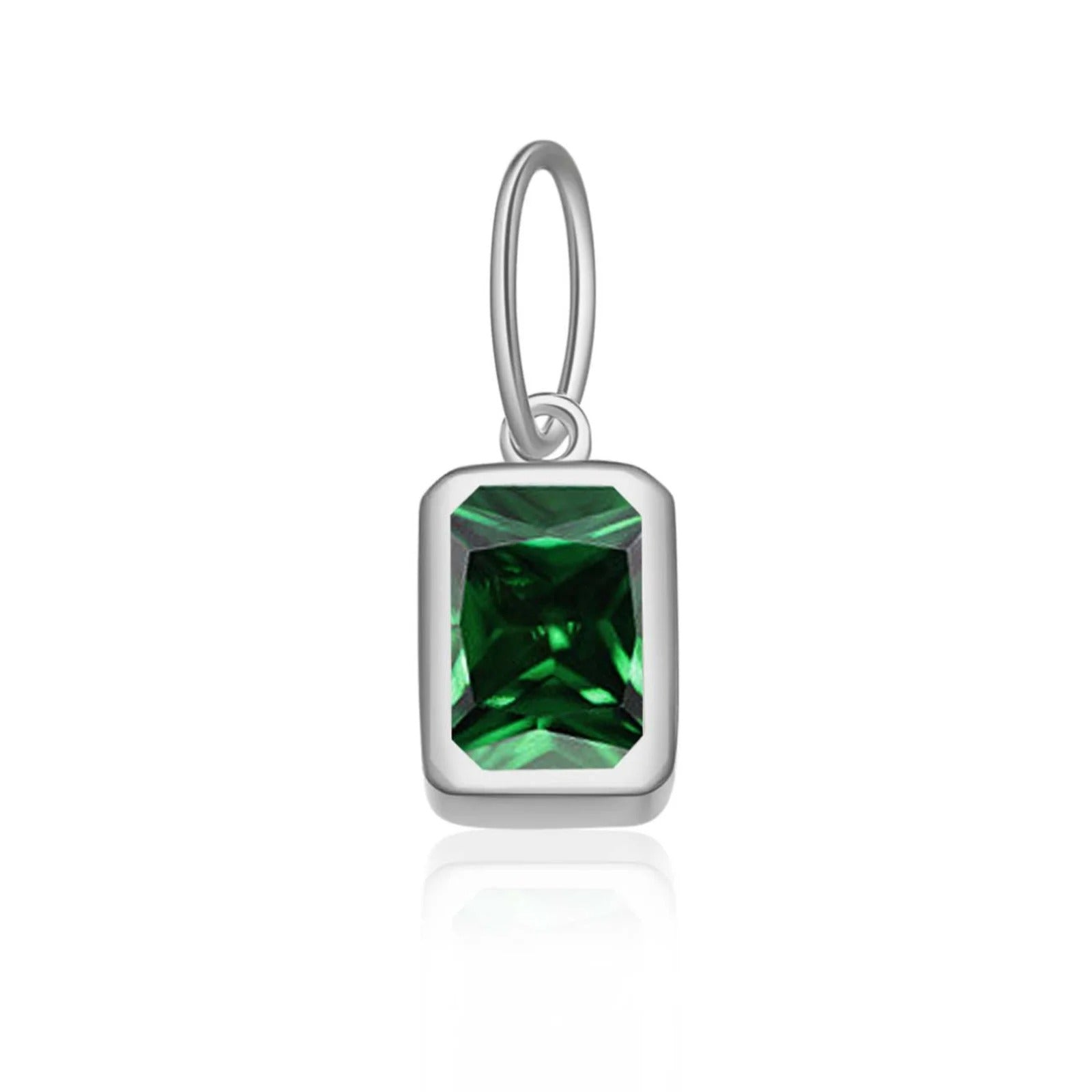 Rectangular Birthstone Pendant