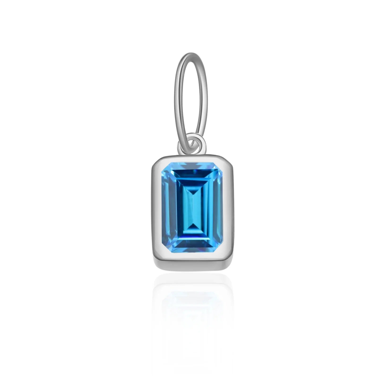 Rectangular Birthstone Pendant