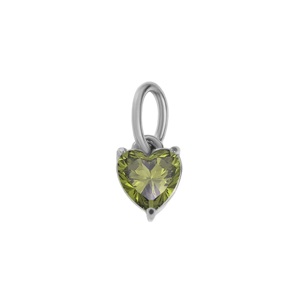 Heart Birthstone Pendant
