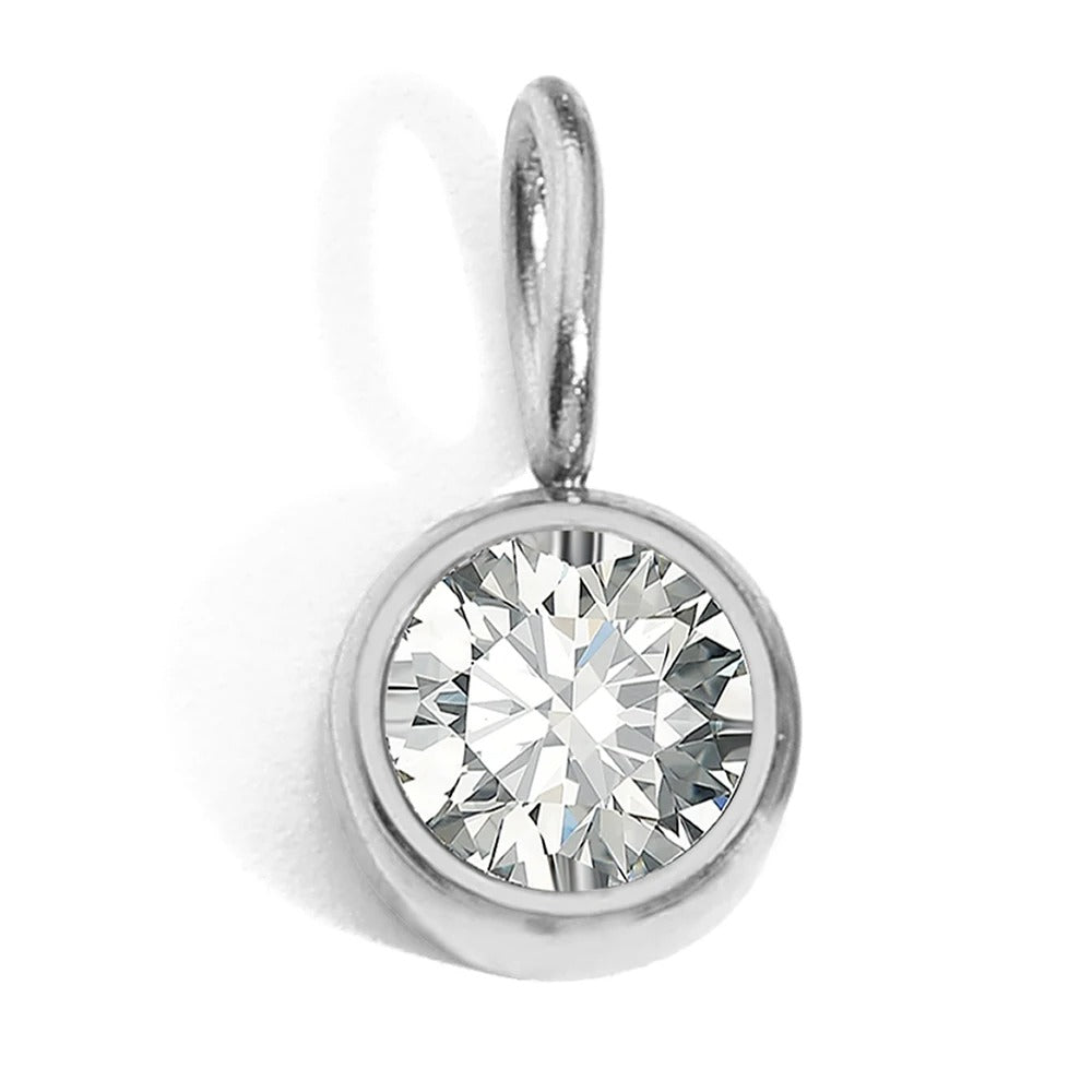 Circular Birthstone Pendant