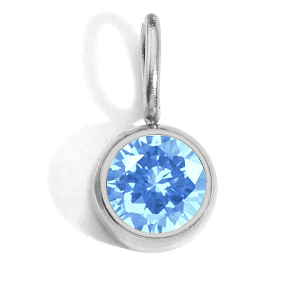 Circular Birthstone Pendant