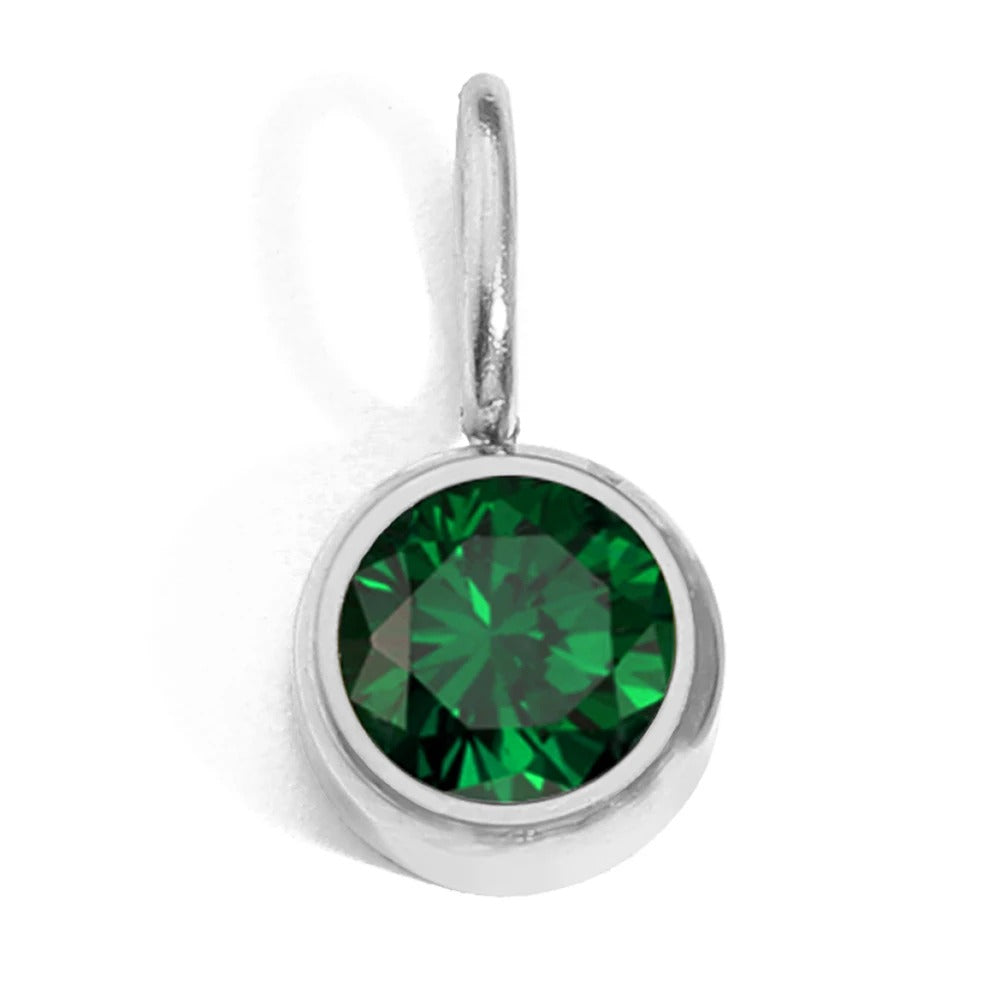 Circular Birthstone Pendant
