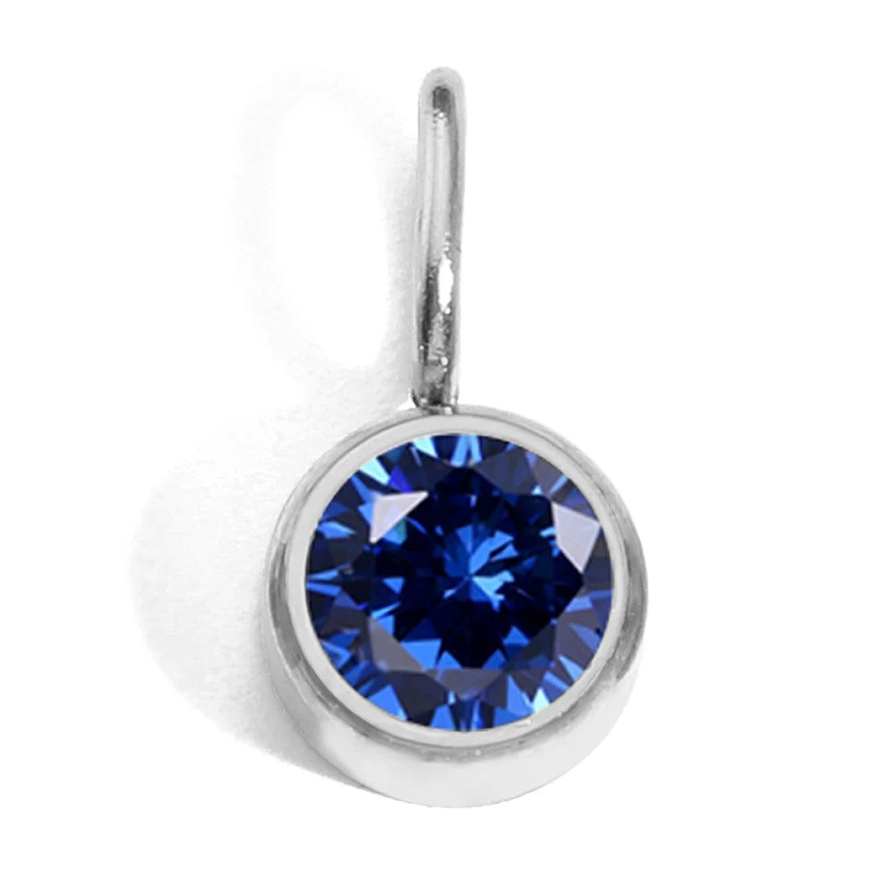 Circular Birthstone Pendant
