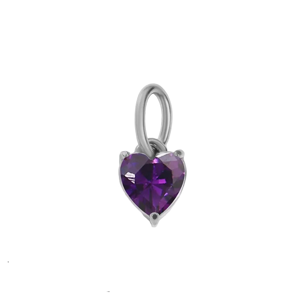 Heart Birthstone Pendant