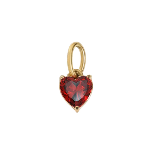 Heart Birthstone Pendant