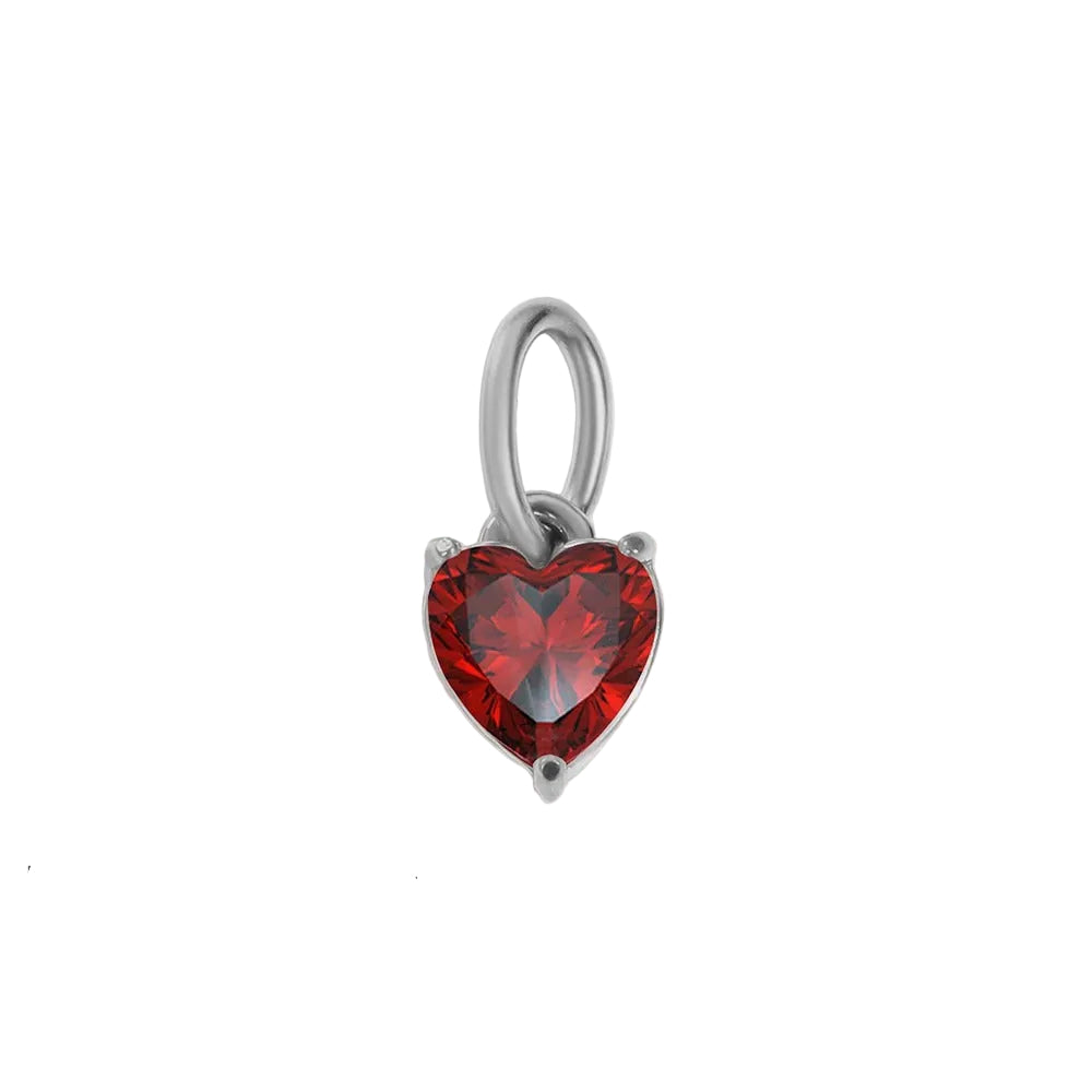 Heart Birthstone Pendant