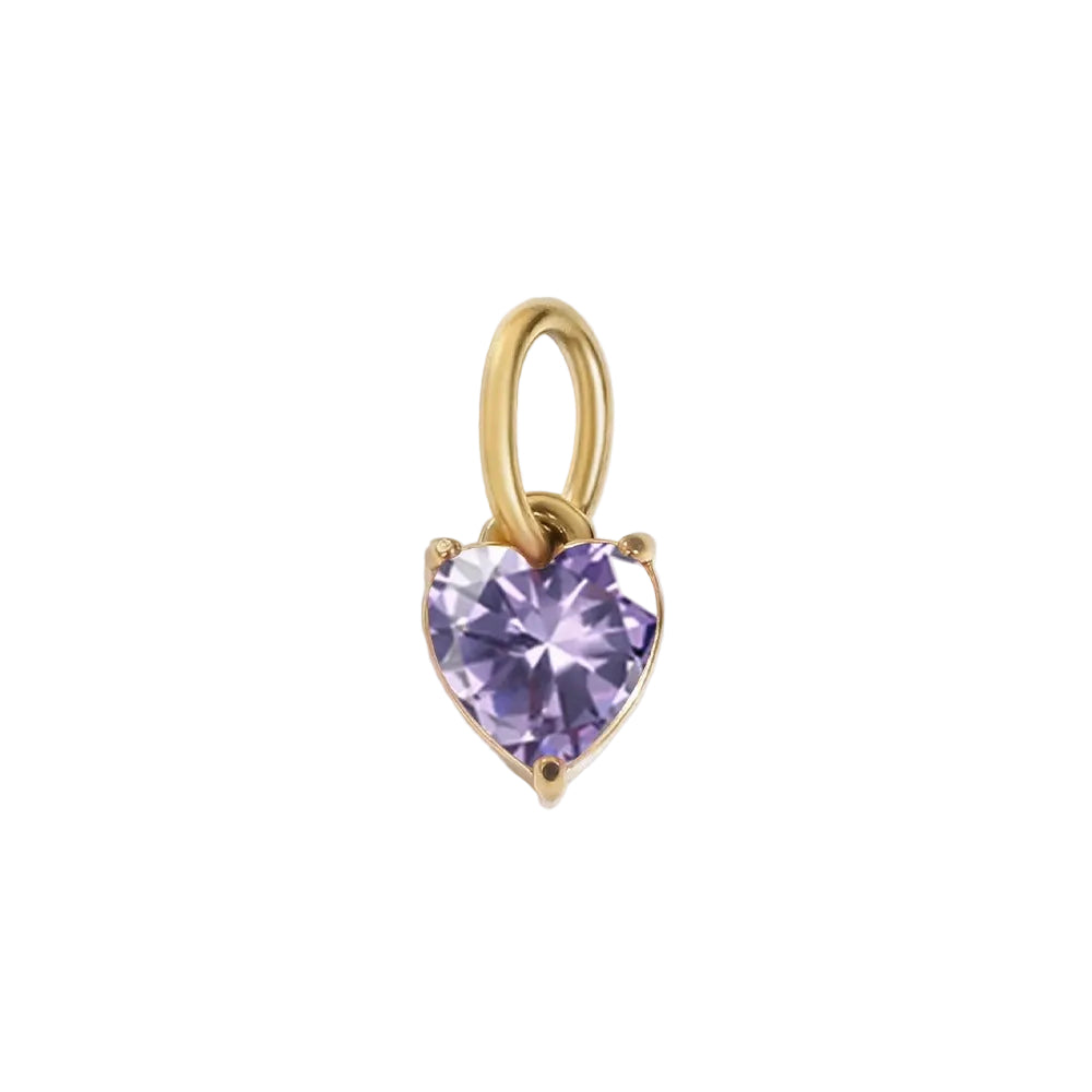 Heart Birthstone Pendant