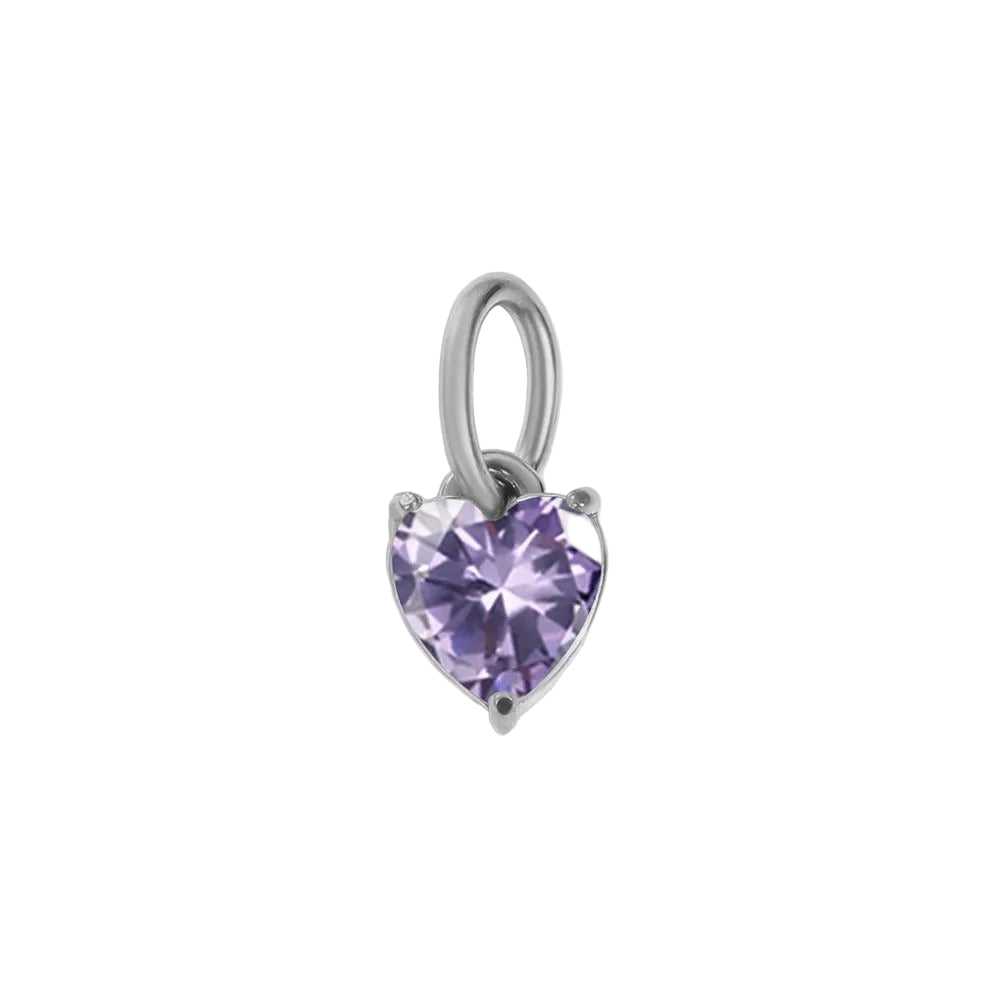 Heart Birthstone Pendant