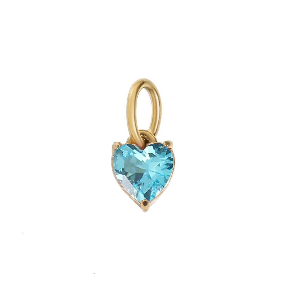 Heart Birthstone Pendant