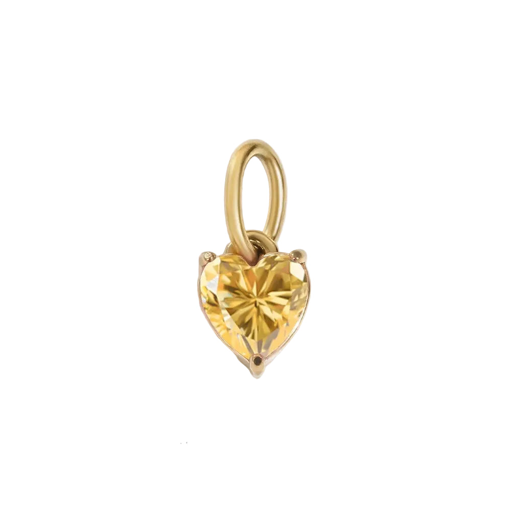 Heart Birthstone Pendant