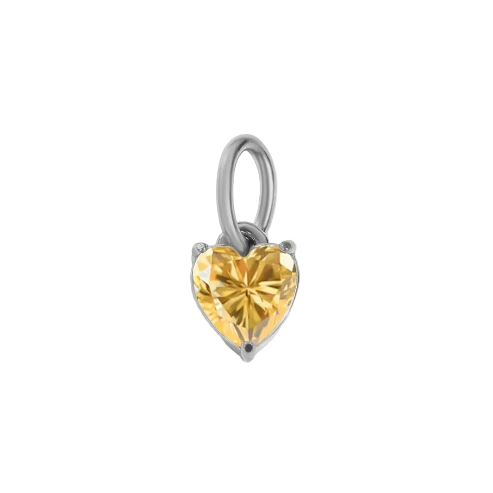 Heart Birthstone Pendant